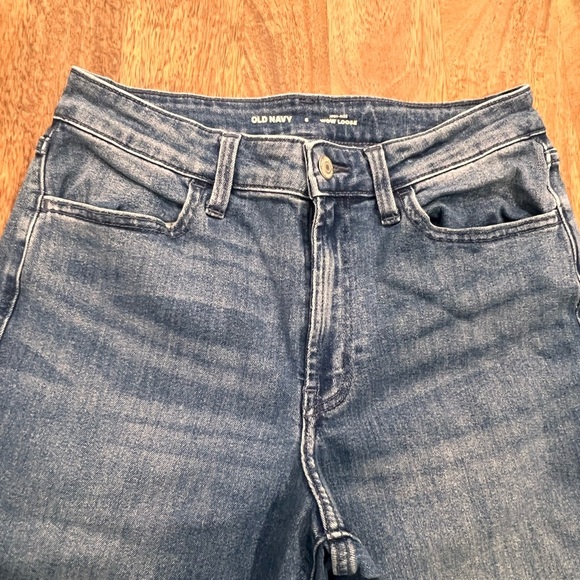 Old Navy Denim Jeans High Rise Loose Size 6 - Picture 5 of 9
